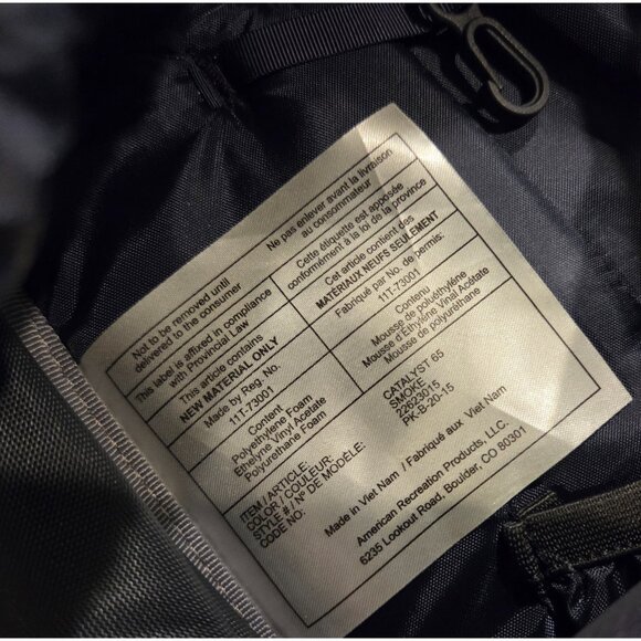 Kelty Catalyst 65 L Perfect Fit Backpack Blue Gray Smoke - Picture 10 of 16